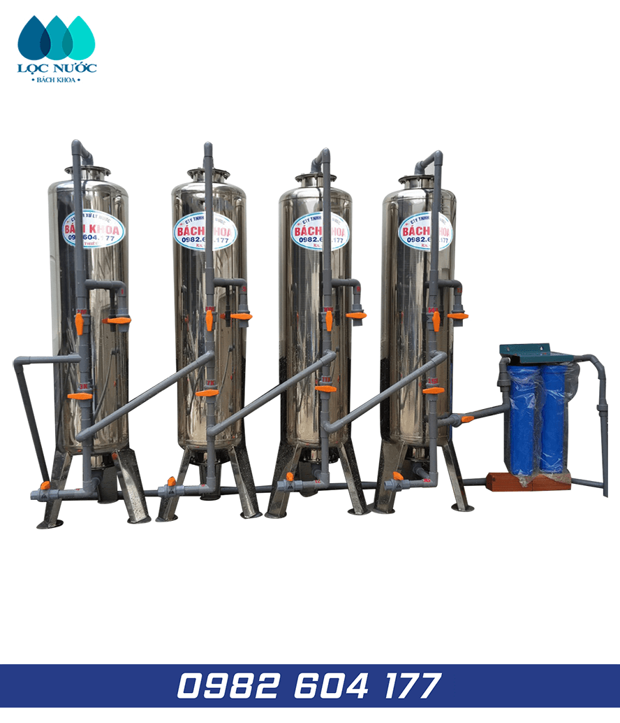 Bộ 04 bình lọc inox 304 - BK006